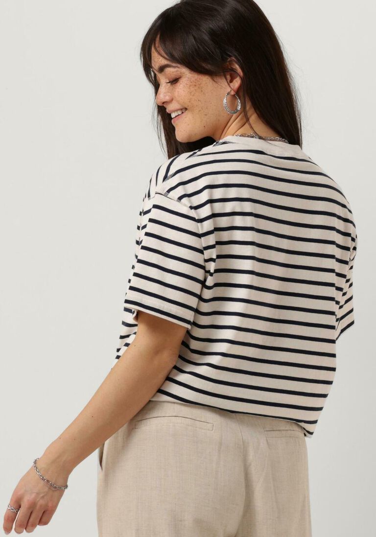 ENVII blauw/wit gestreepte envii top enkulla ss stripe 5310