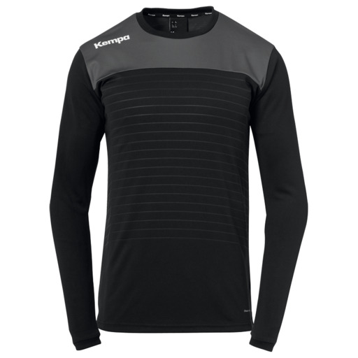 Camiseta de manga comprida Emotion 2.0 preta Kempa