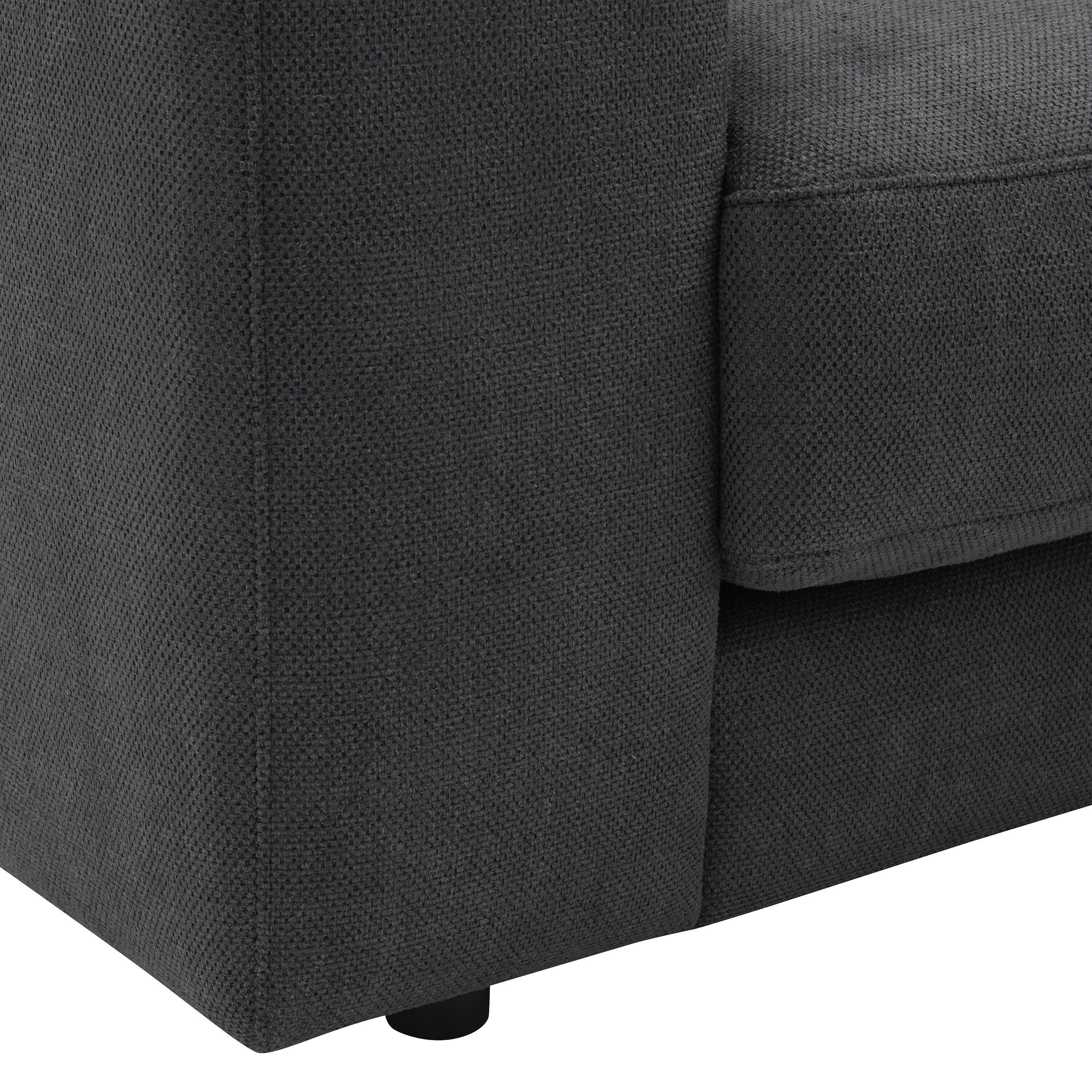 HARRISON 1.5er-Sofa - Anthrazit / B: 150.0 cm x T: 107.0 cm x H: 85.0 cm