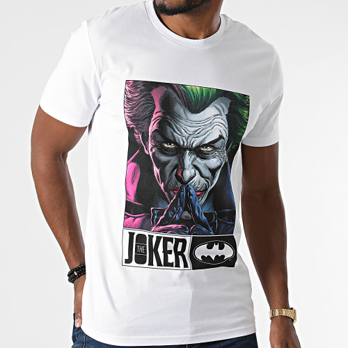 Tee Shirt Joker Serious Blanc