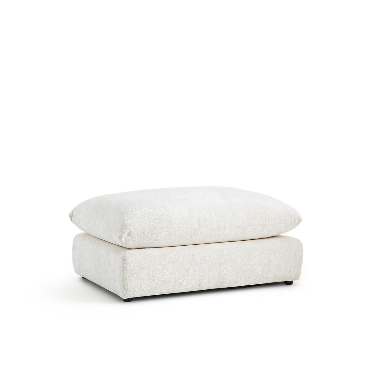 LA REDOUTE INTERIORS<br>Puff modulável, veludo texturizado, Malo
