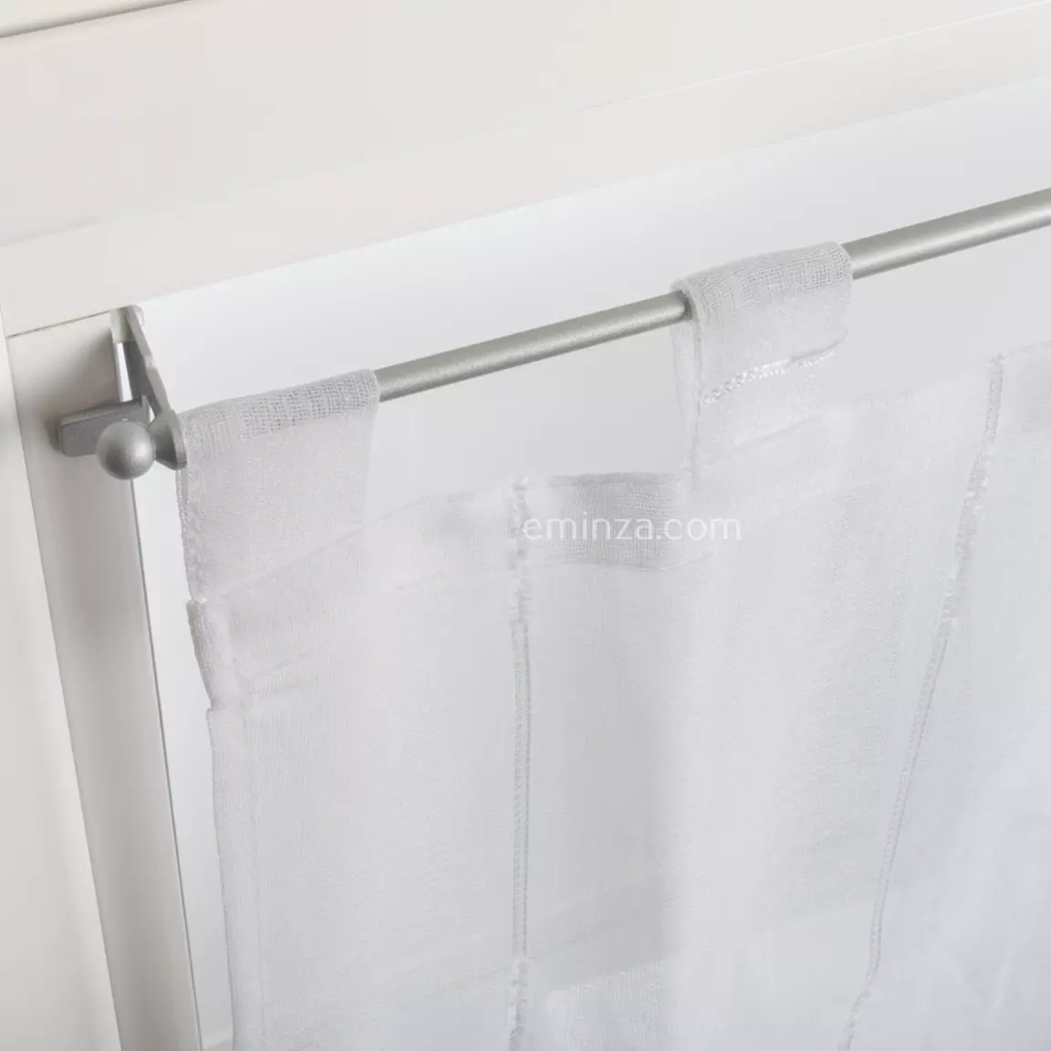 Tringle extensible Fix'vit (50 à 80 cm) Argent