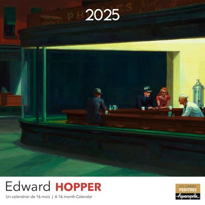 Calendrier mensuel 30x30 cm - 16 mois - Museum Edward Hopper