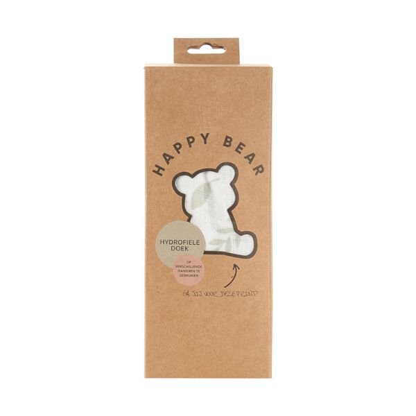 HappyBear Botanical Hydrofiel Luier 120 x 120 cm