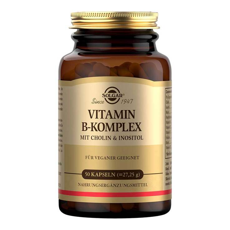 Solgar Vitamin B-Komplex Kapseln, 50 St