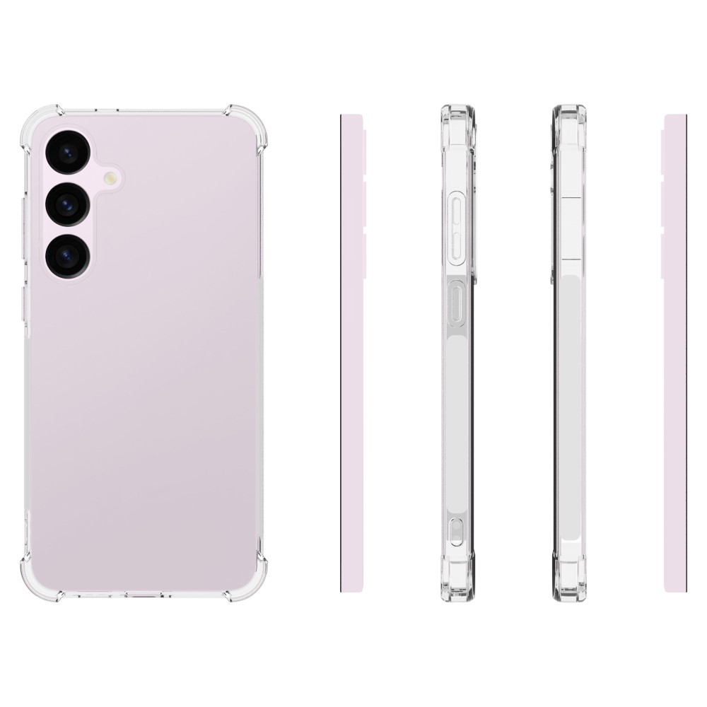 Samsung Galaxy S24  Plus Gummi Hülle Air Cushion Fallschutz - Transparent