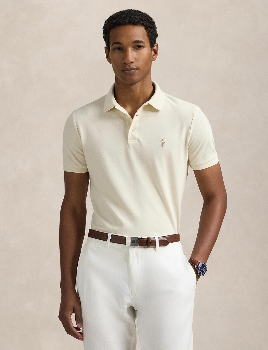 Polo Ralph Lauren<br>Camisa polo de manga curta, corte personalizado