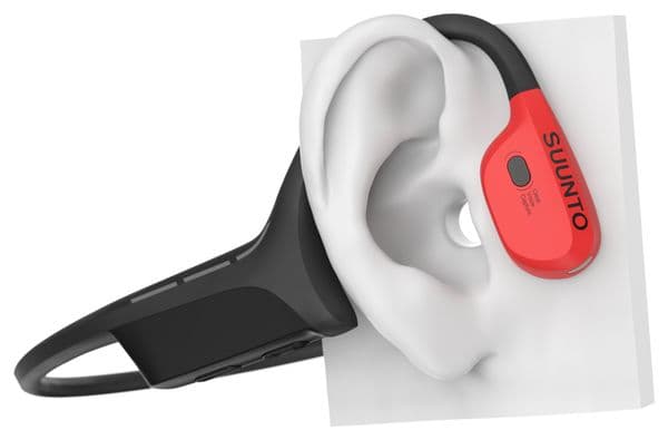 Casque à Conduction Osseuse Suunto Wing Lava Red - Rouge/Noir
