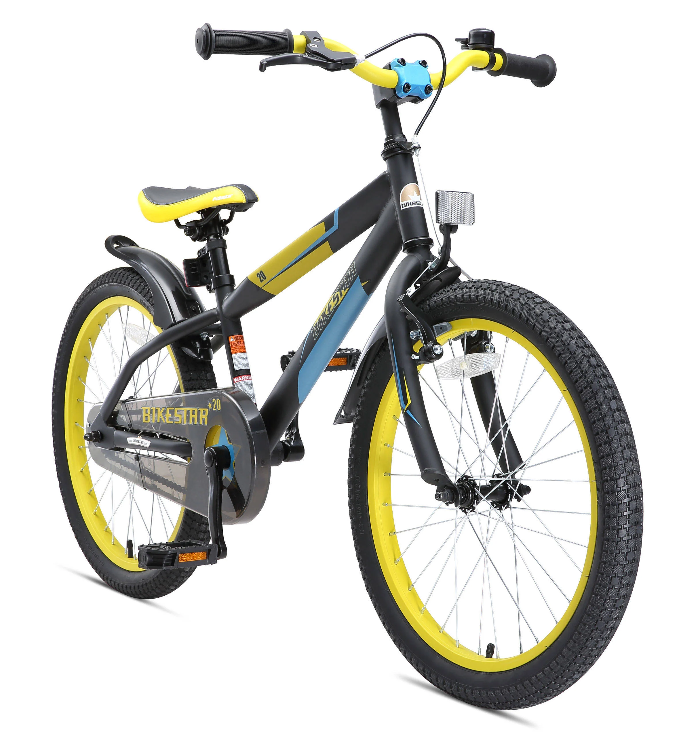 BikeStar Urban Jungle kinderfiets 20 inch zwart