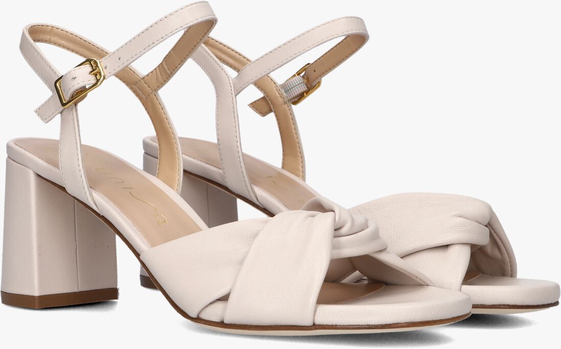 witte unisa sandalen met hak medway