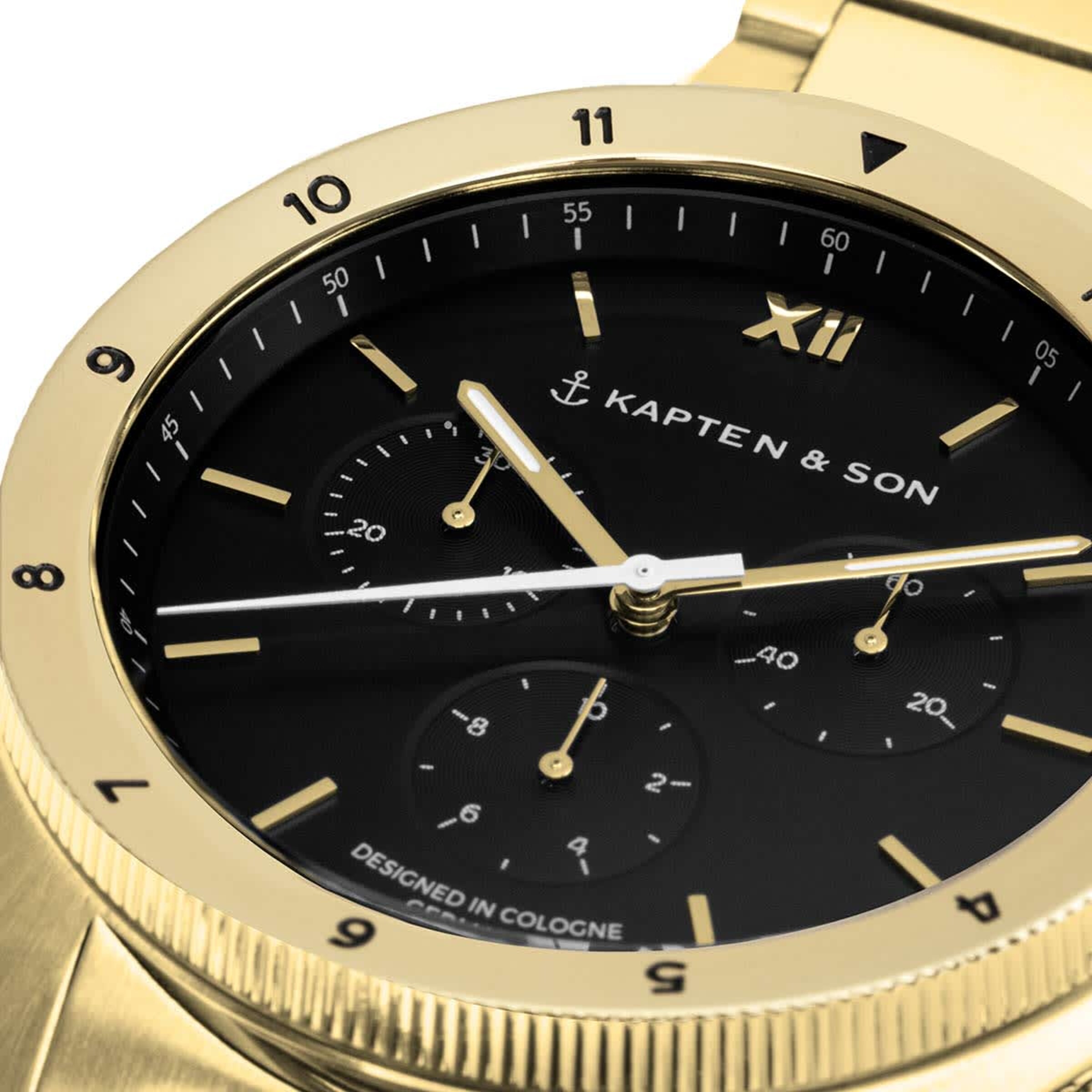 Rise Small Gold Black Steel