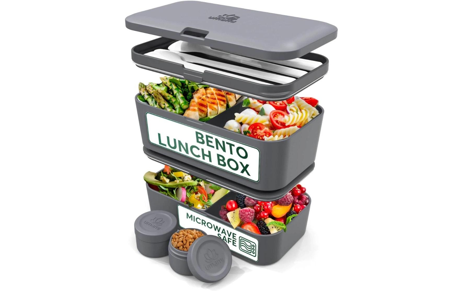 Lunchbox Nestable L Carbon GrayPraktische und nachhaltige Lunchbox