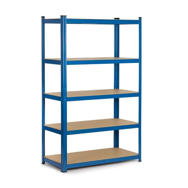 Robust metallhylle for oppbevaring, 150 x 75 x 30 cm - Humberg 4842