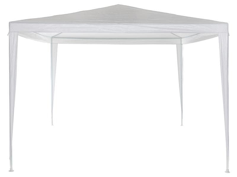 COCON Pavillon F00412, 3 x 3 m, Weiss Schutz vor Sonneneinstrahlung und leichtem Nieselregen