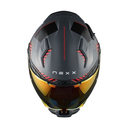Casque Nexx X.WST3 - FLUENCE - Gris / Rouge