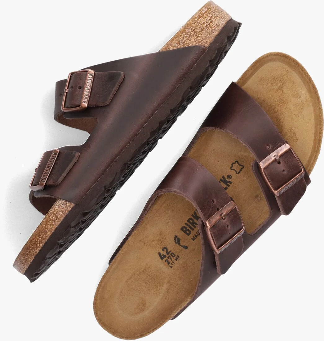 BIRKENSTOCK bruine birkenstock slippers arizona