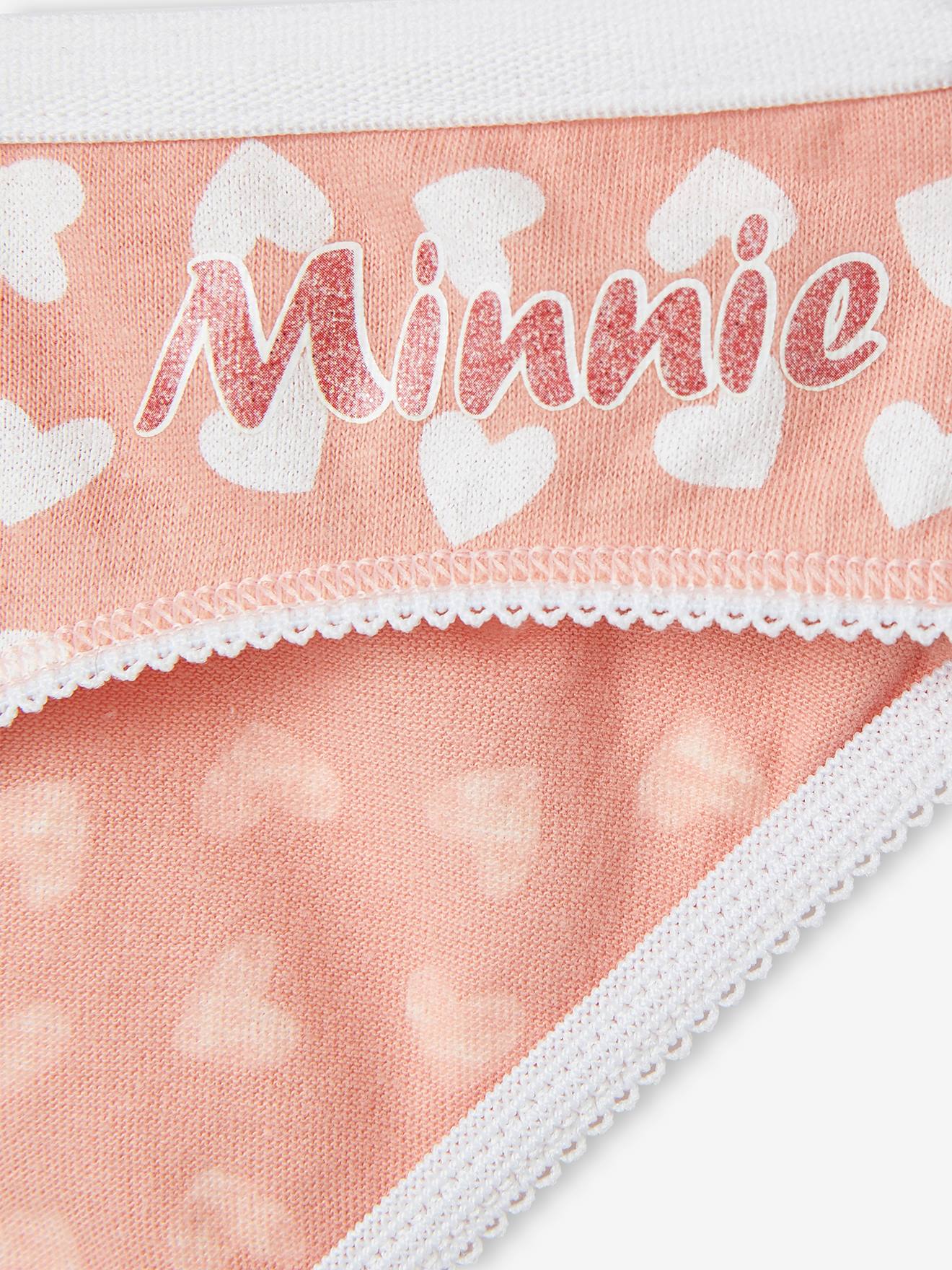 Pacote com 7 calcinhas listradas azul-marinho da DS® Minnie