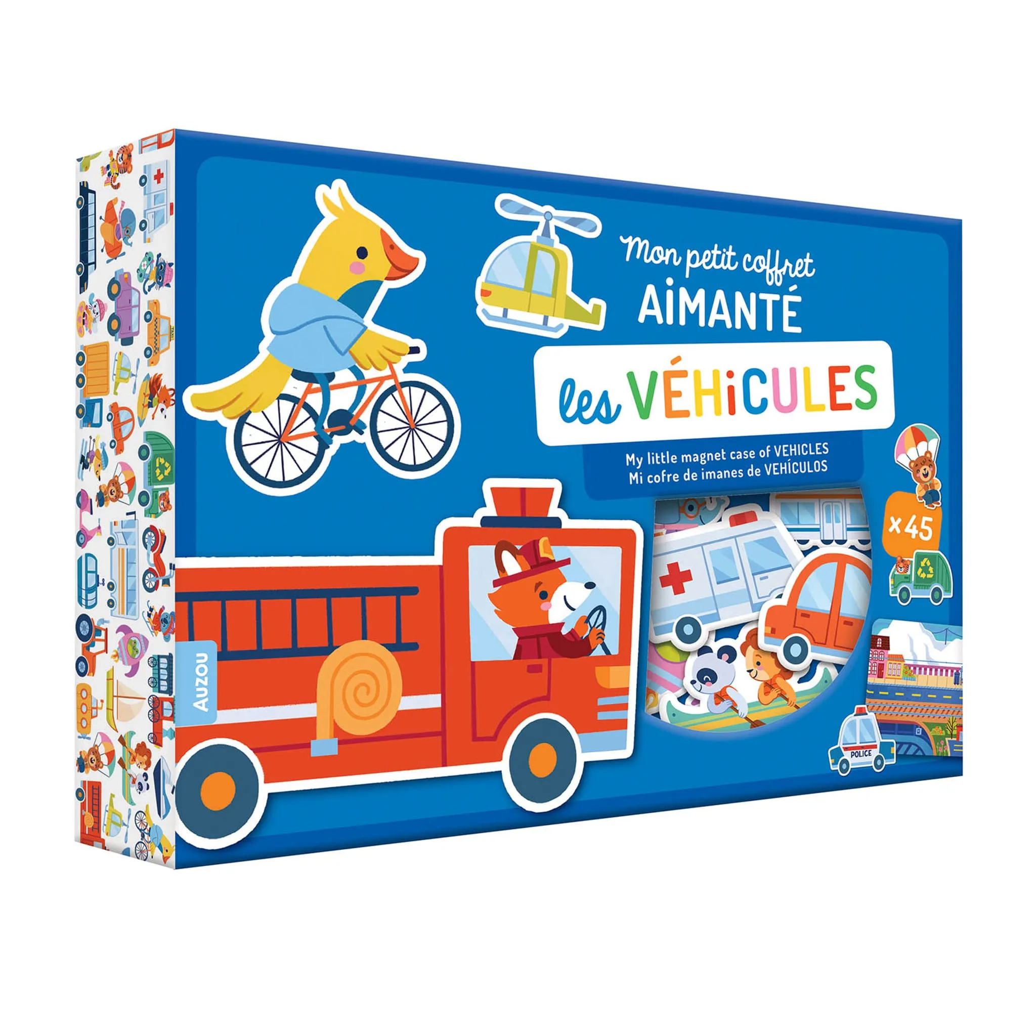 Auzou Mon Petit Coffret Aimanté - Véhicules