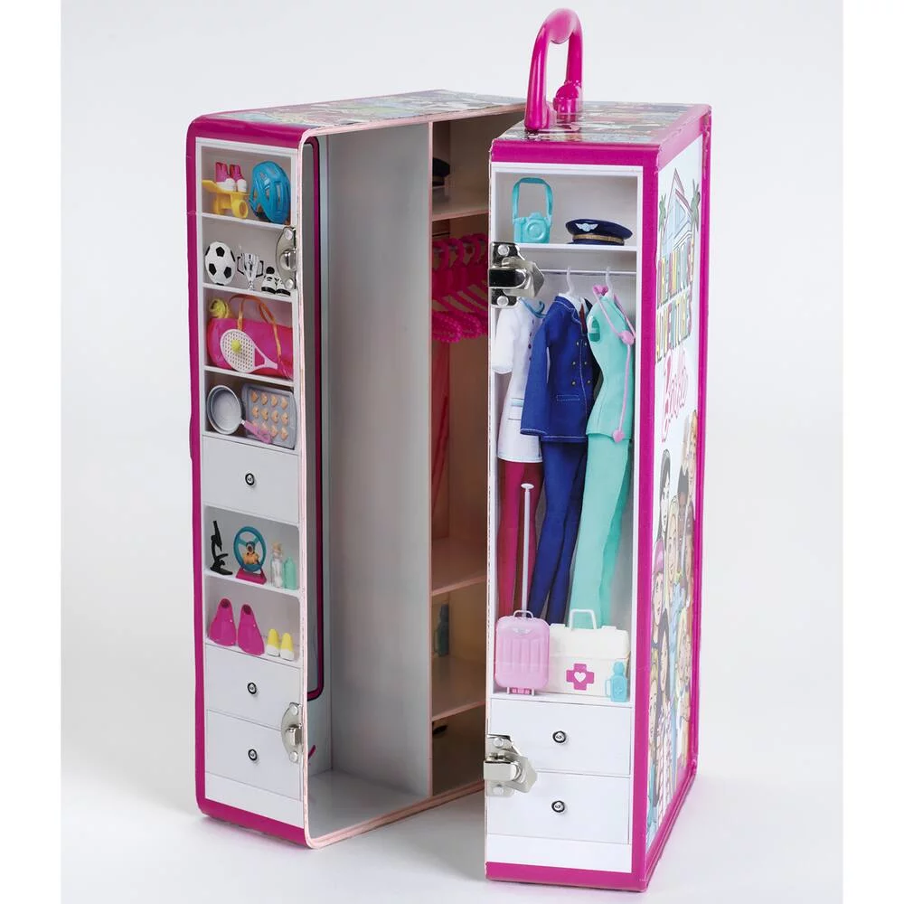 BARBIE -MALLETTE ARMOIRE