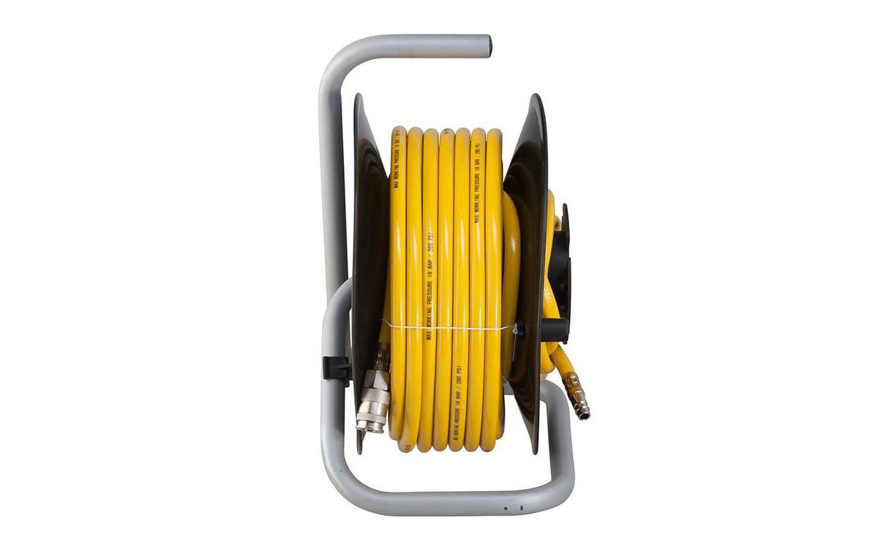 Druckluft-Schlauchaufroller 20 m, 8 x 12 mm<br>Schlauchaufroller ideal für Garagen und Werkstatt