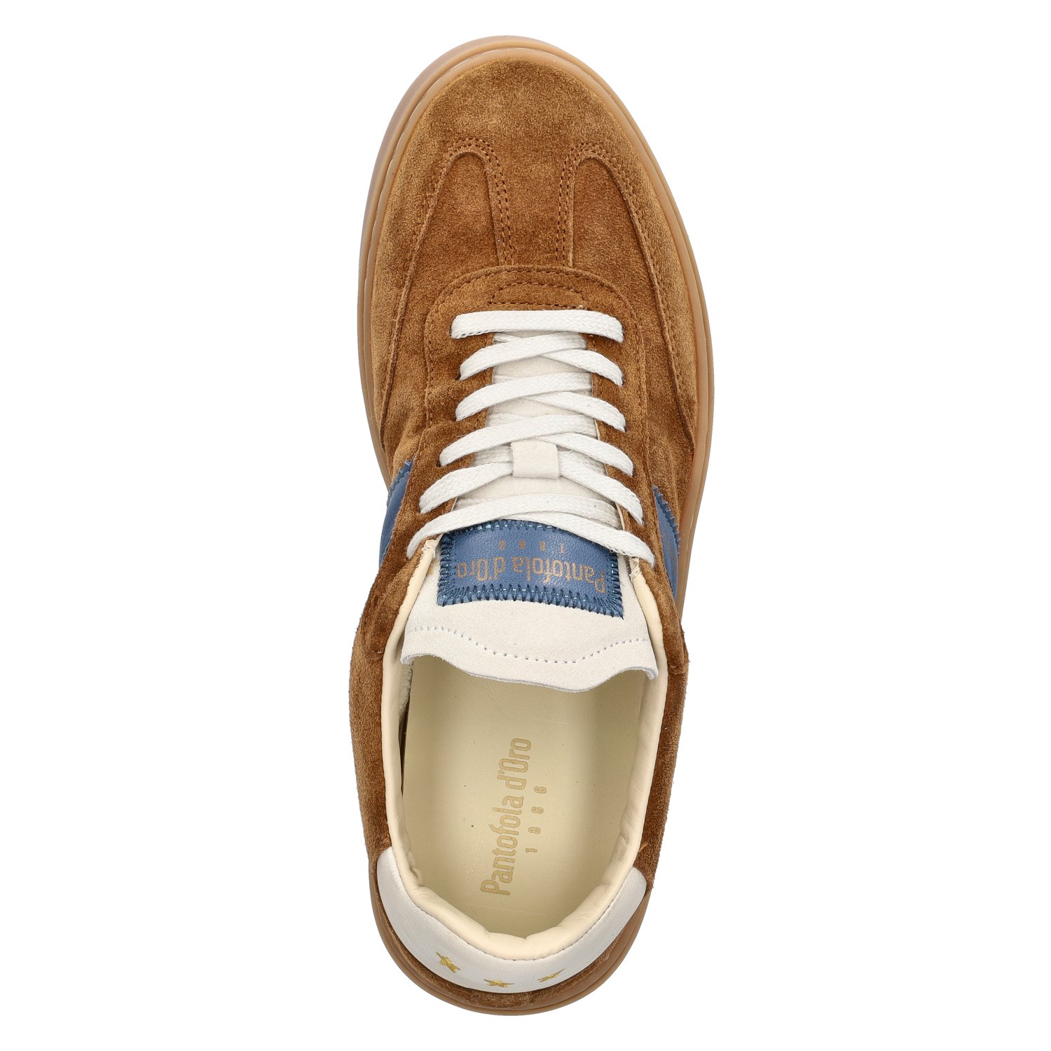 Pantofola d'Oro Argentaio heren sneaker Pantofola d'Oro Cognac