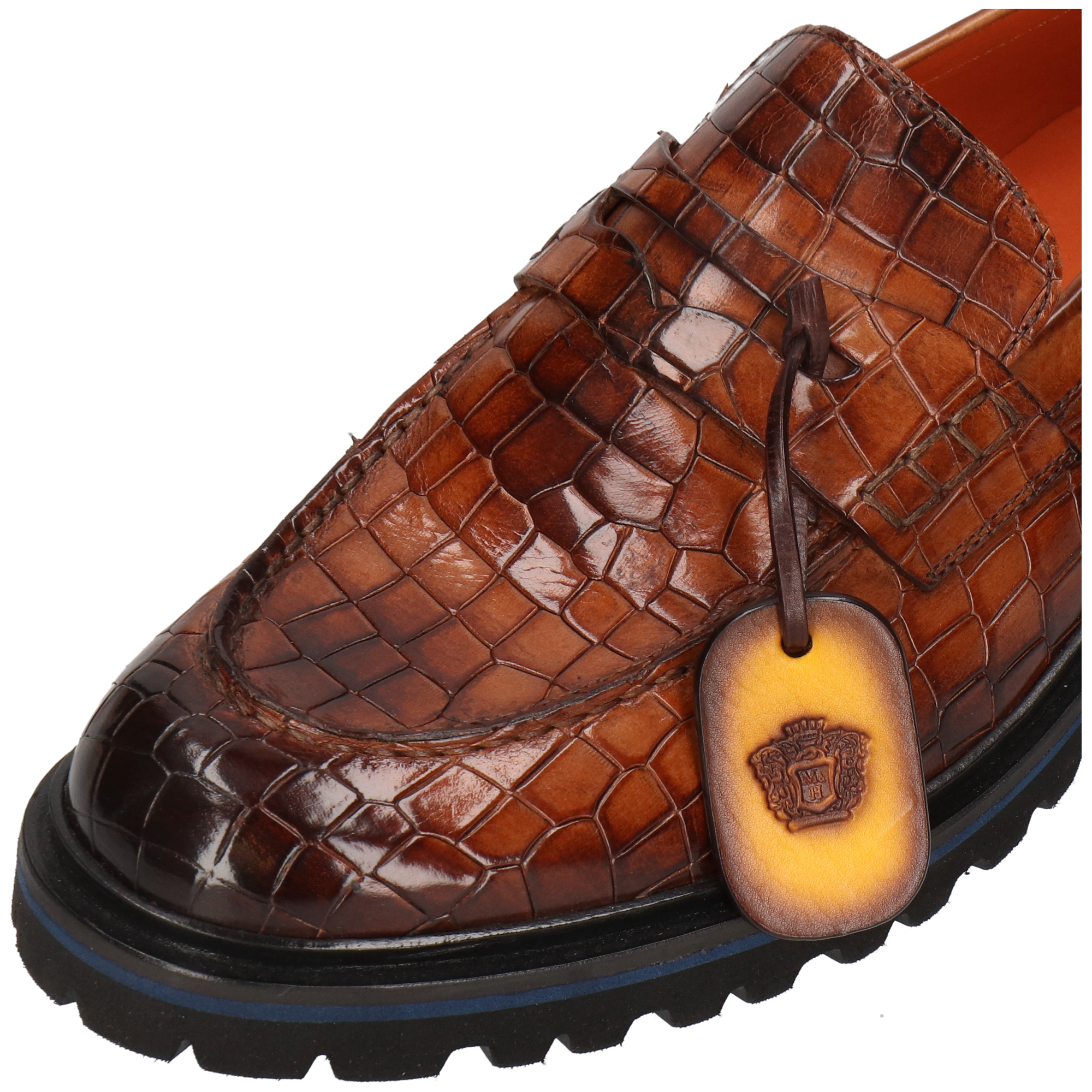 PIERCE 9 - Mocassins à semelle plateforme | Marron