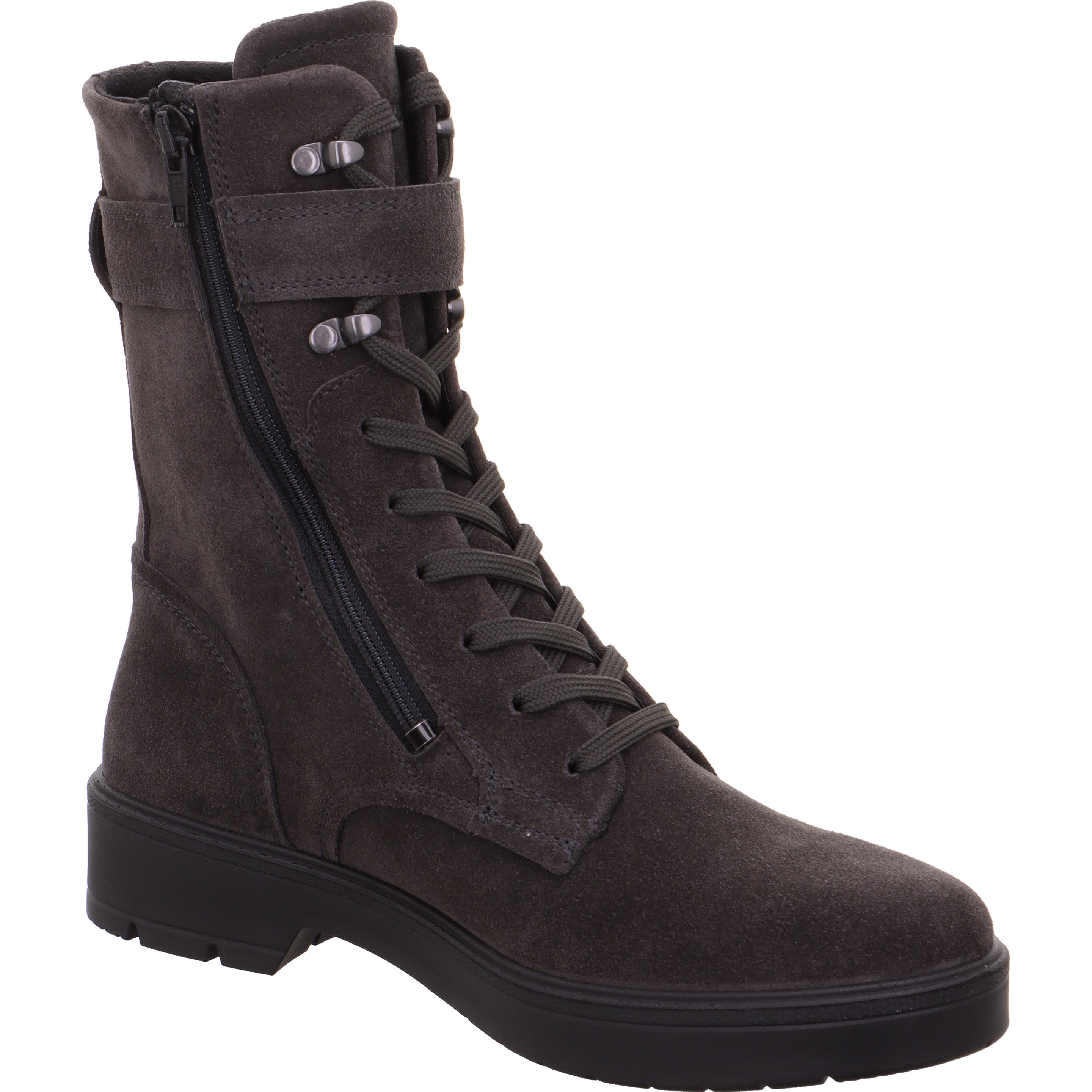 legero MYSTIC Damen  Schnürboots mit Reißverschluss - Farbe: Lavagna - Größe: 6
