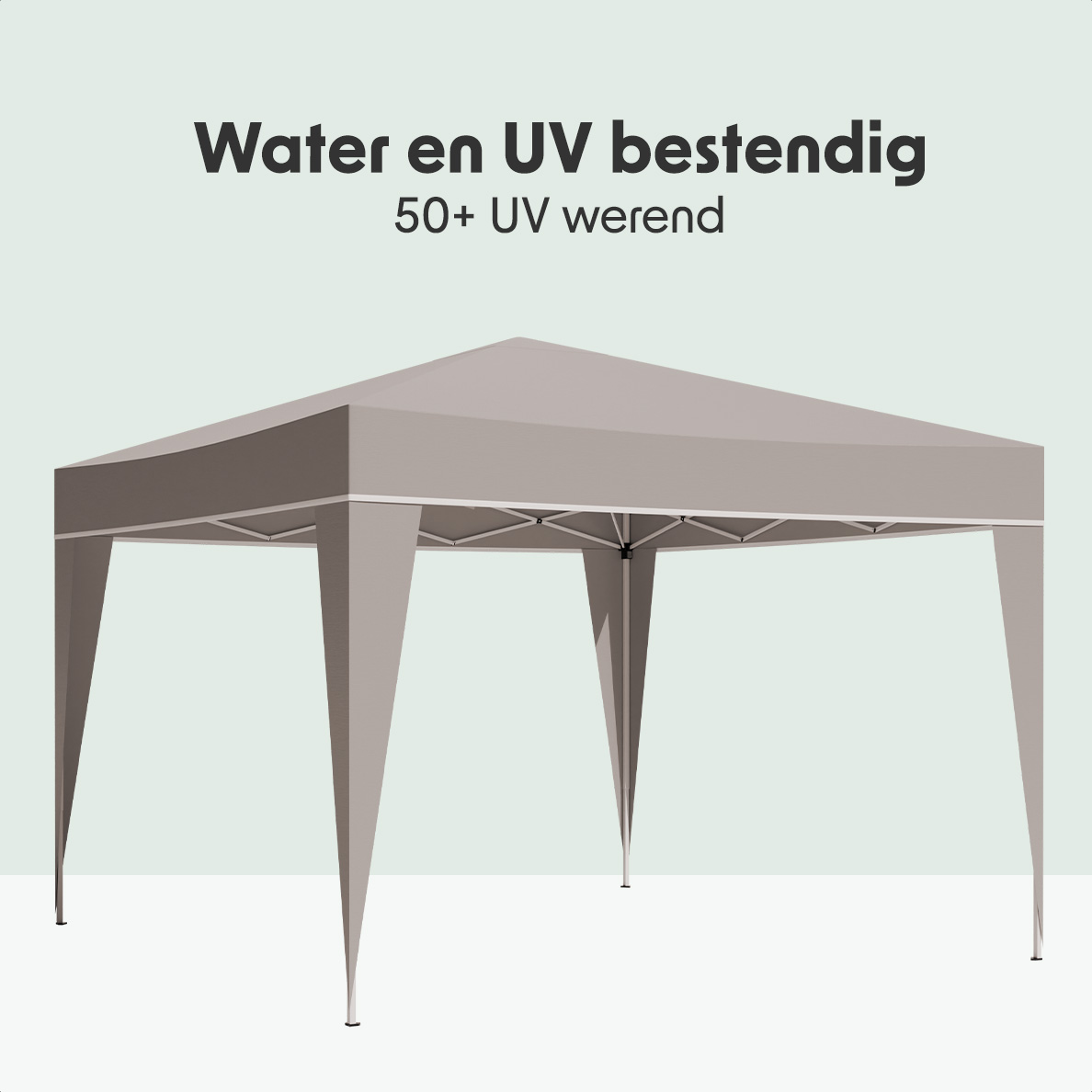LifeGoods 3x3 m partytent - Beige