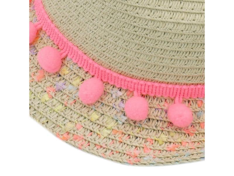 maximo Strohhut White Sand/Multicolor Gr. 49 Mini Girl-Trilby