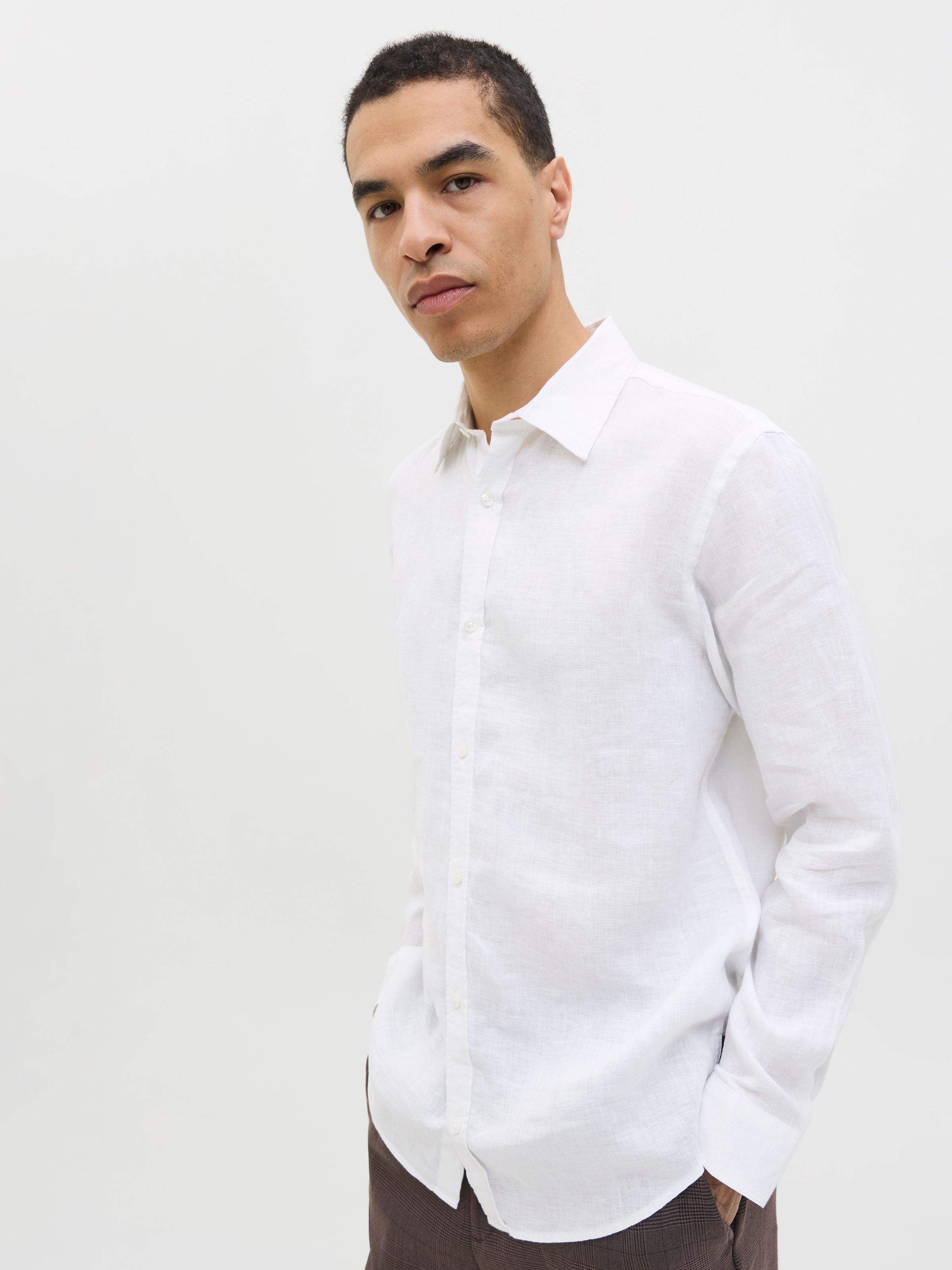 Jack & Jones Leinenhemd »JPRBLALOUI LINEN L/S SHIRT«