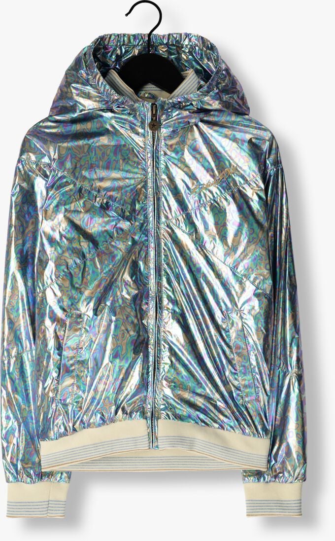 LIKE FLO metallic like flo  hooded summer jacket