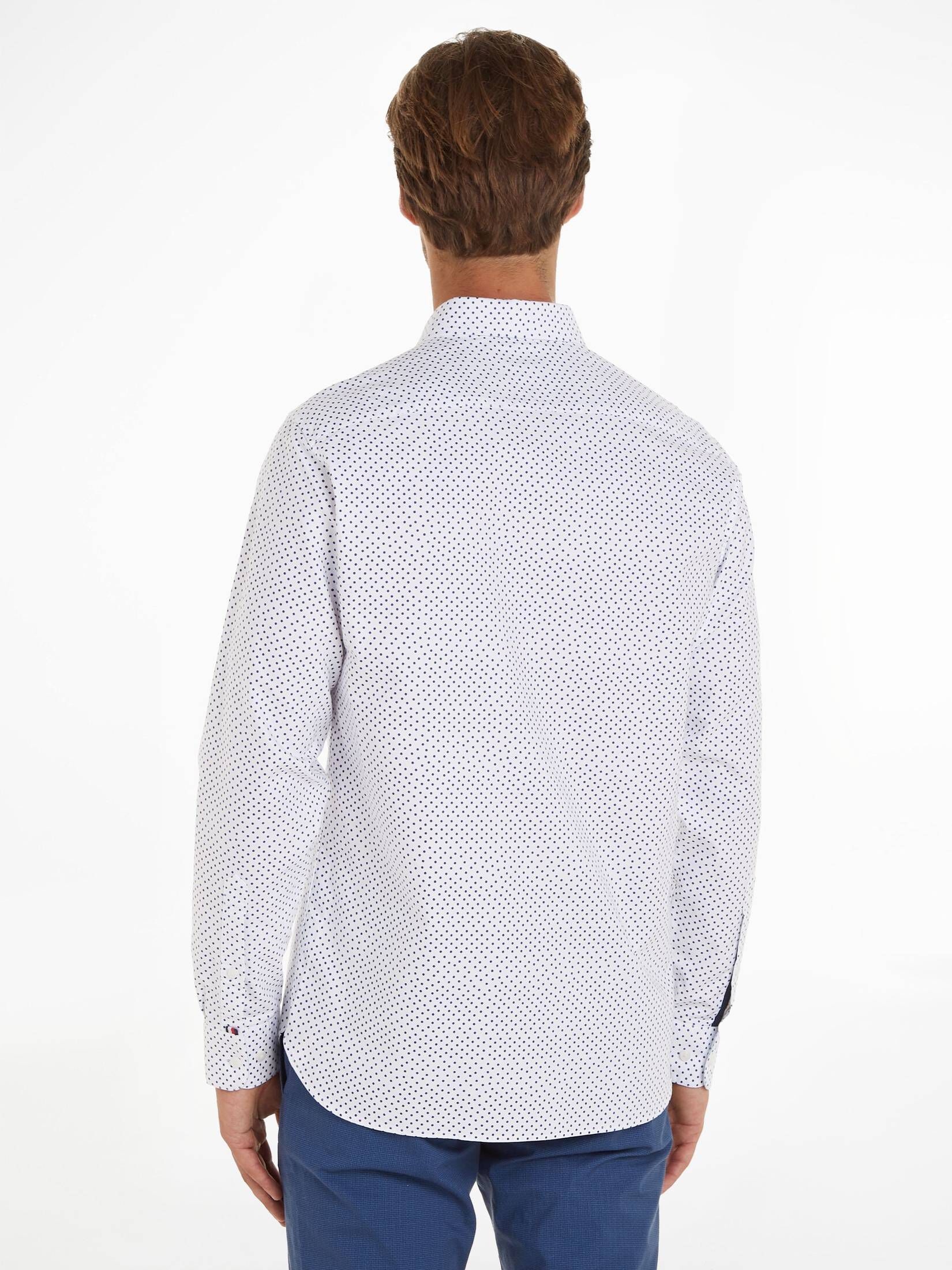 Tommy Hilfiger| Herren Hemd OXFORD DOT PRINT