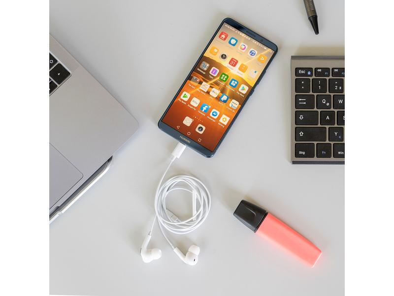 4smarts In-Ear-Kopfhörer Melody Digital Basic Weiss Für jedes USB-C Gerät