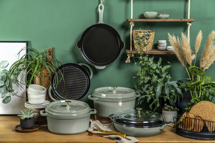 Staub Cocotte 26 cm Eukalyptus Støbejern Eukalyptus