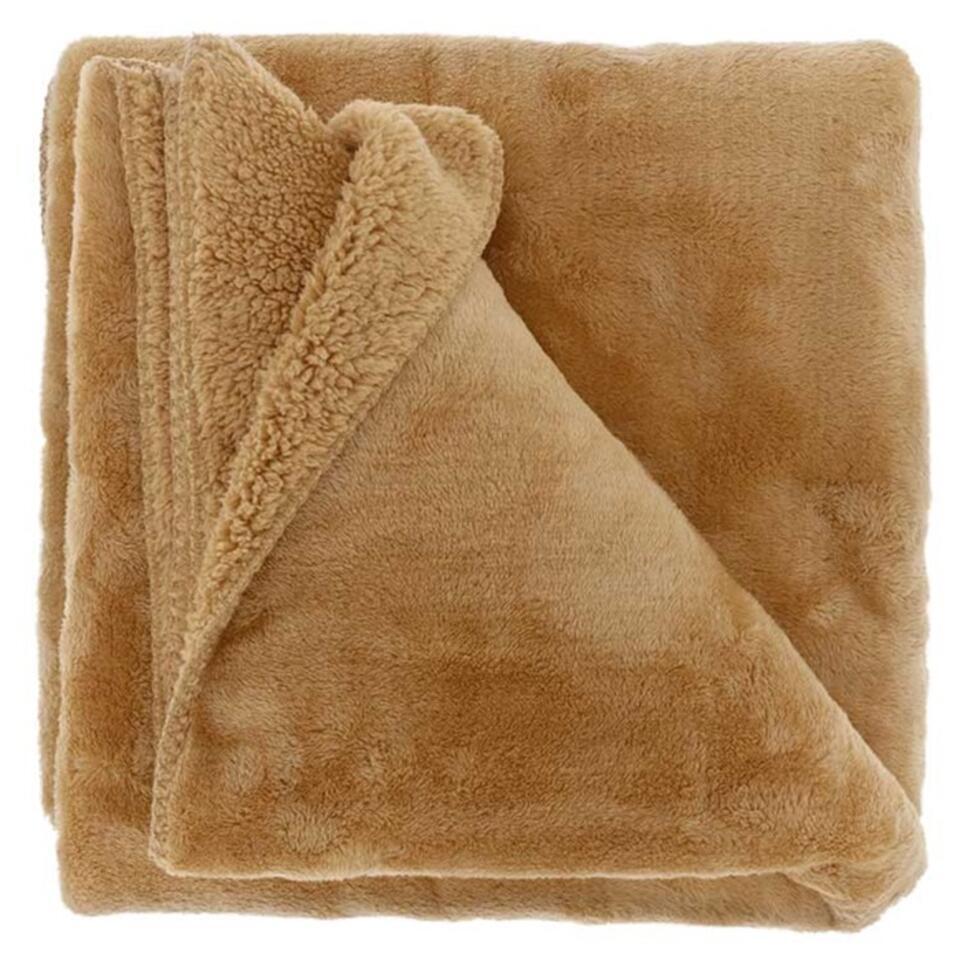 Unique Living - Plaid Torvah 150x200cm sandstone