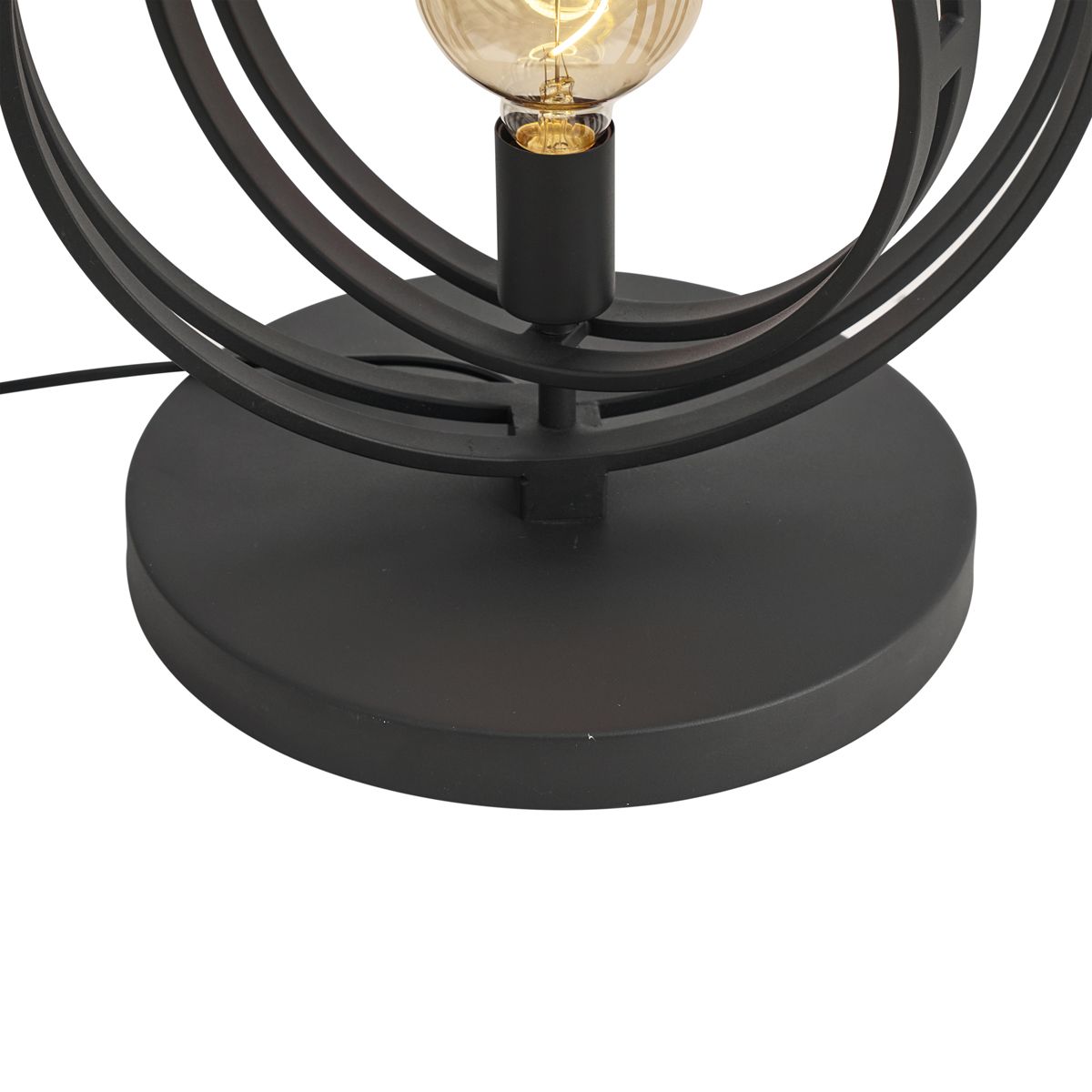 Moderne vloerlamp zwart 3-lichts - Indu