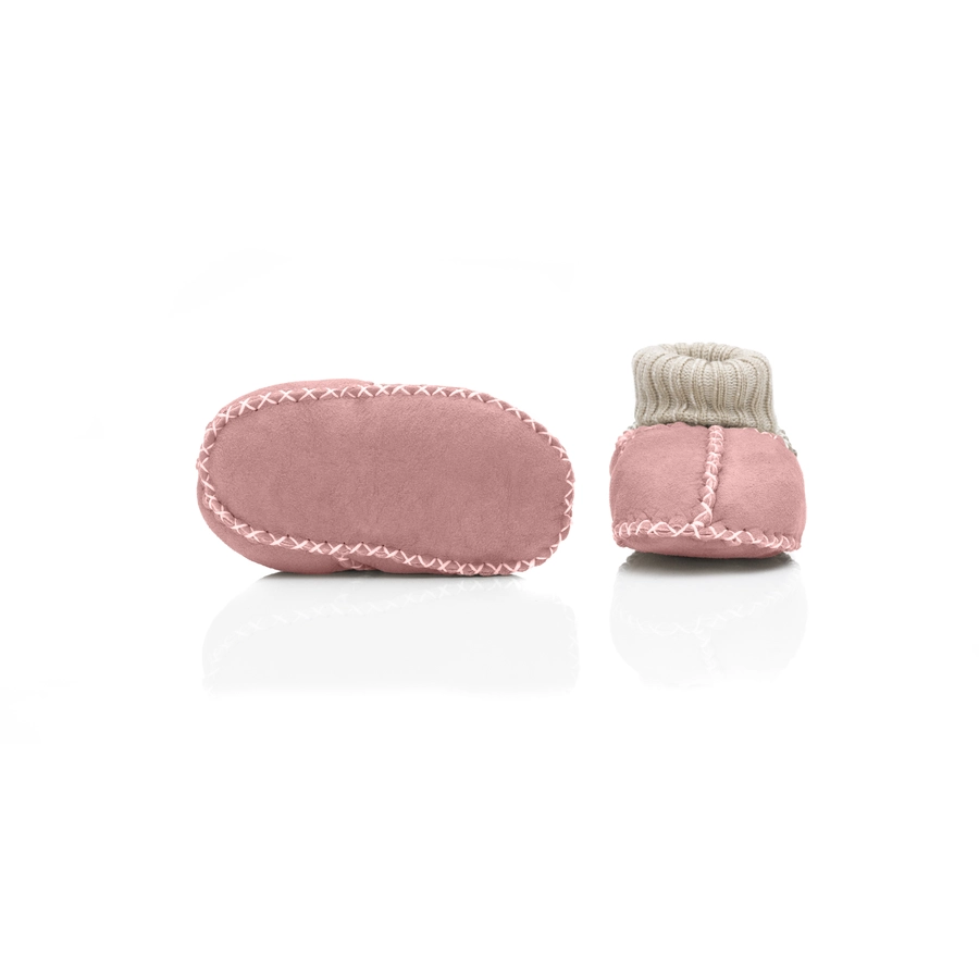 kindsgard Babylammfell Schuhe stovly rosa