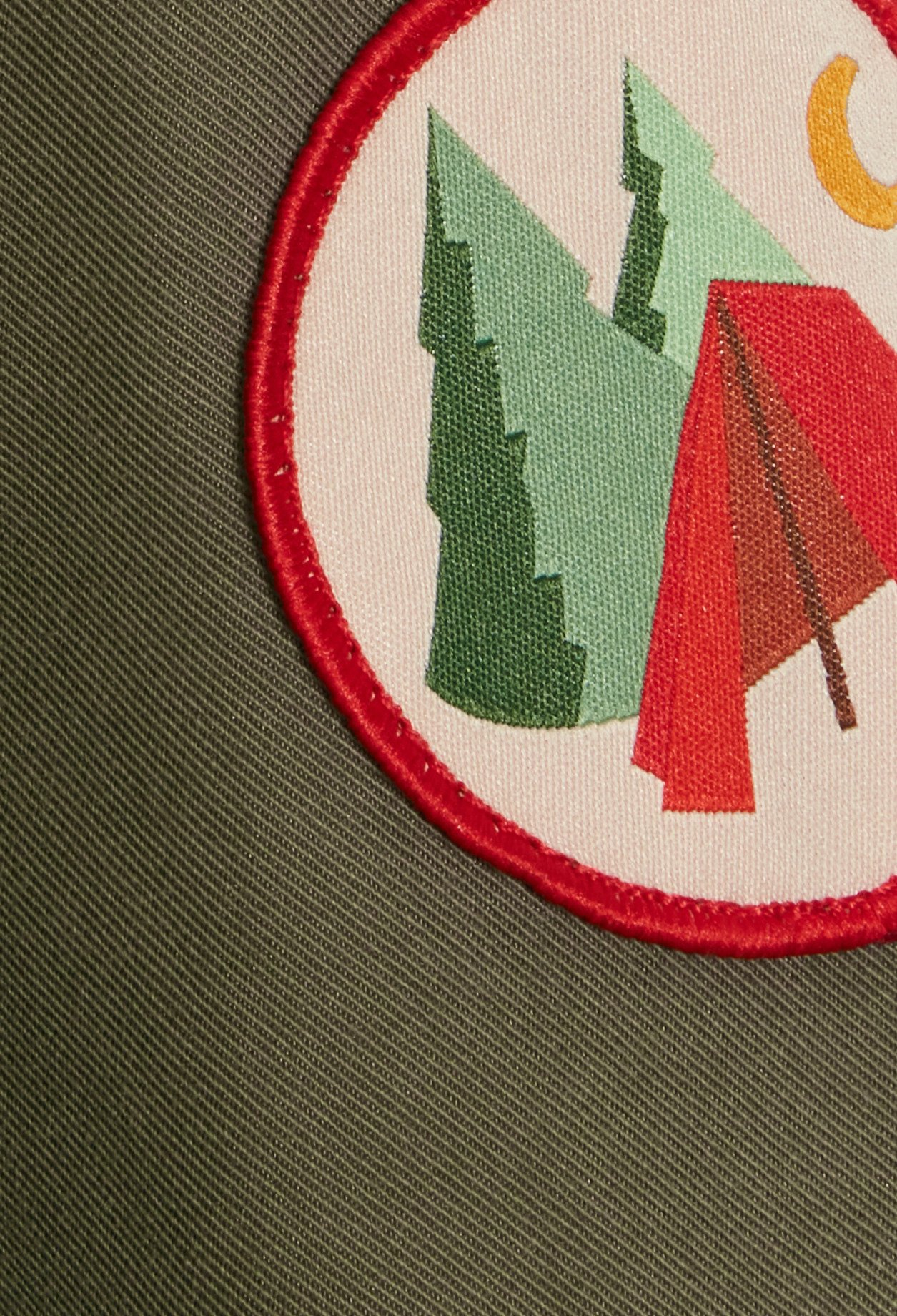 Blouson zippe kaki