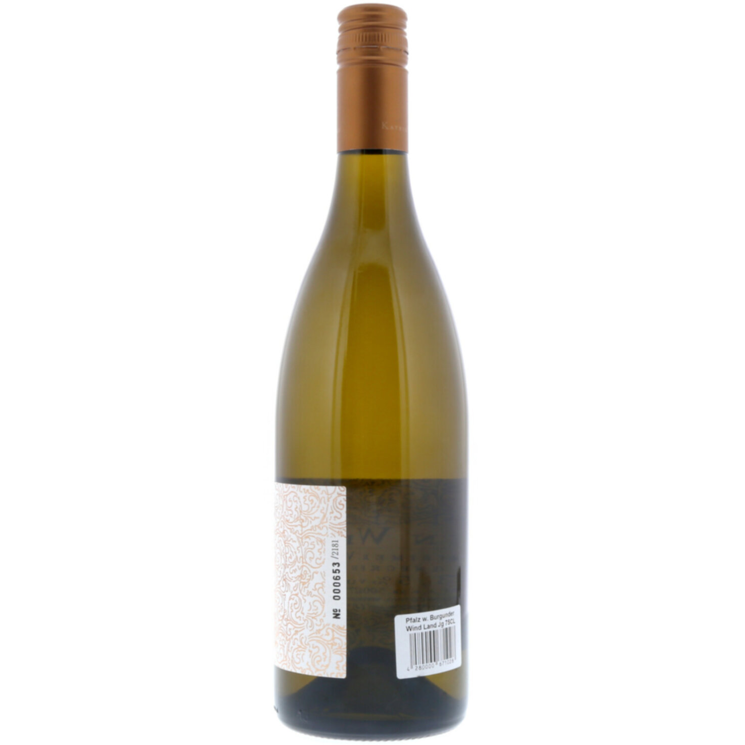 Pfalz QbA Weissburgunder vom Landschneckenkalk Katrin Wind -75cl