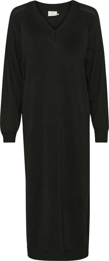Kaffe KAregina Knit dress Black metallic