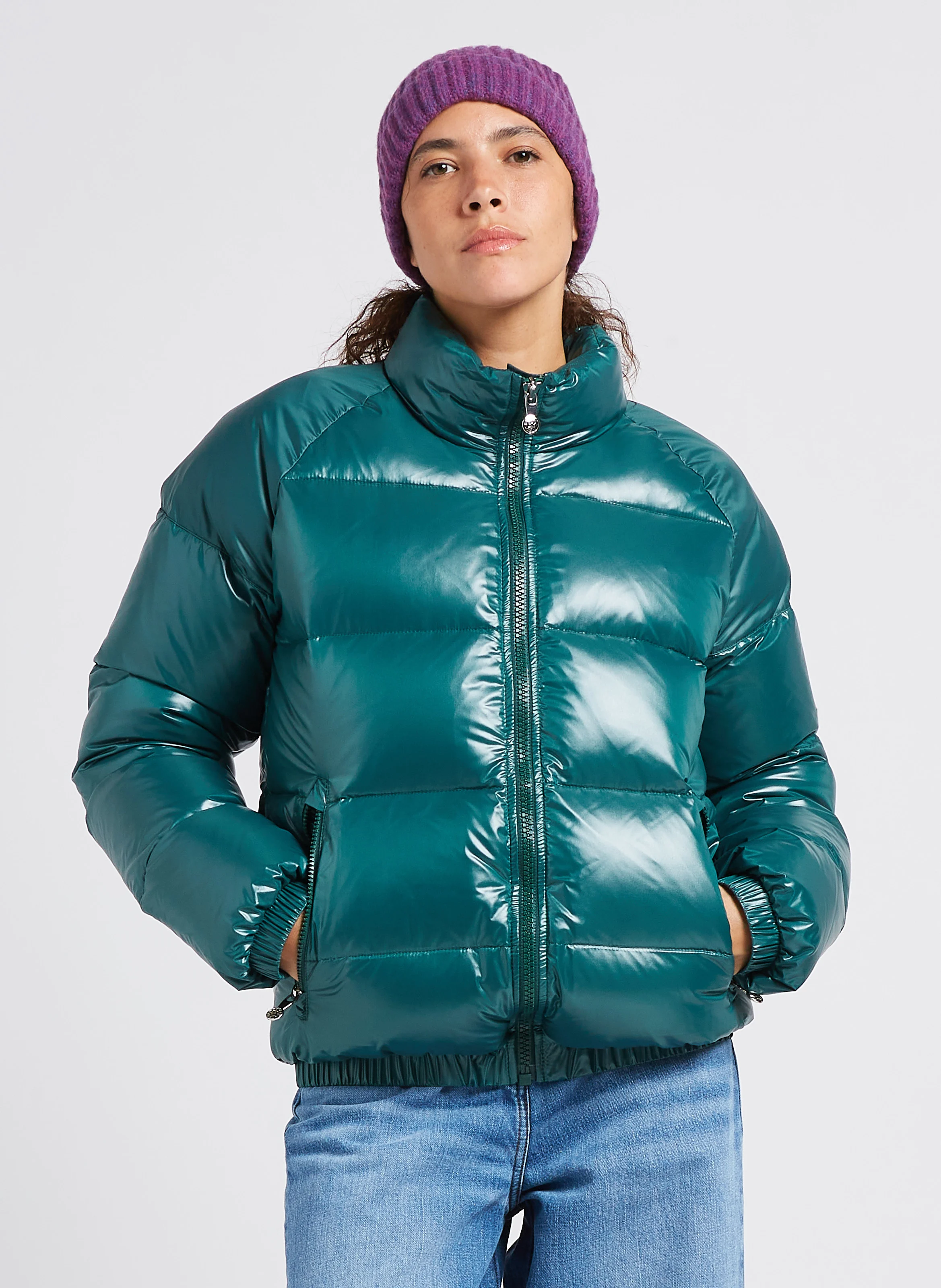 VINTAGE MYTHIC 2 - Doudoune col montant matelassée| Vert