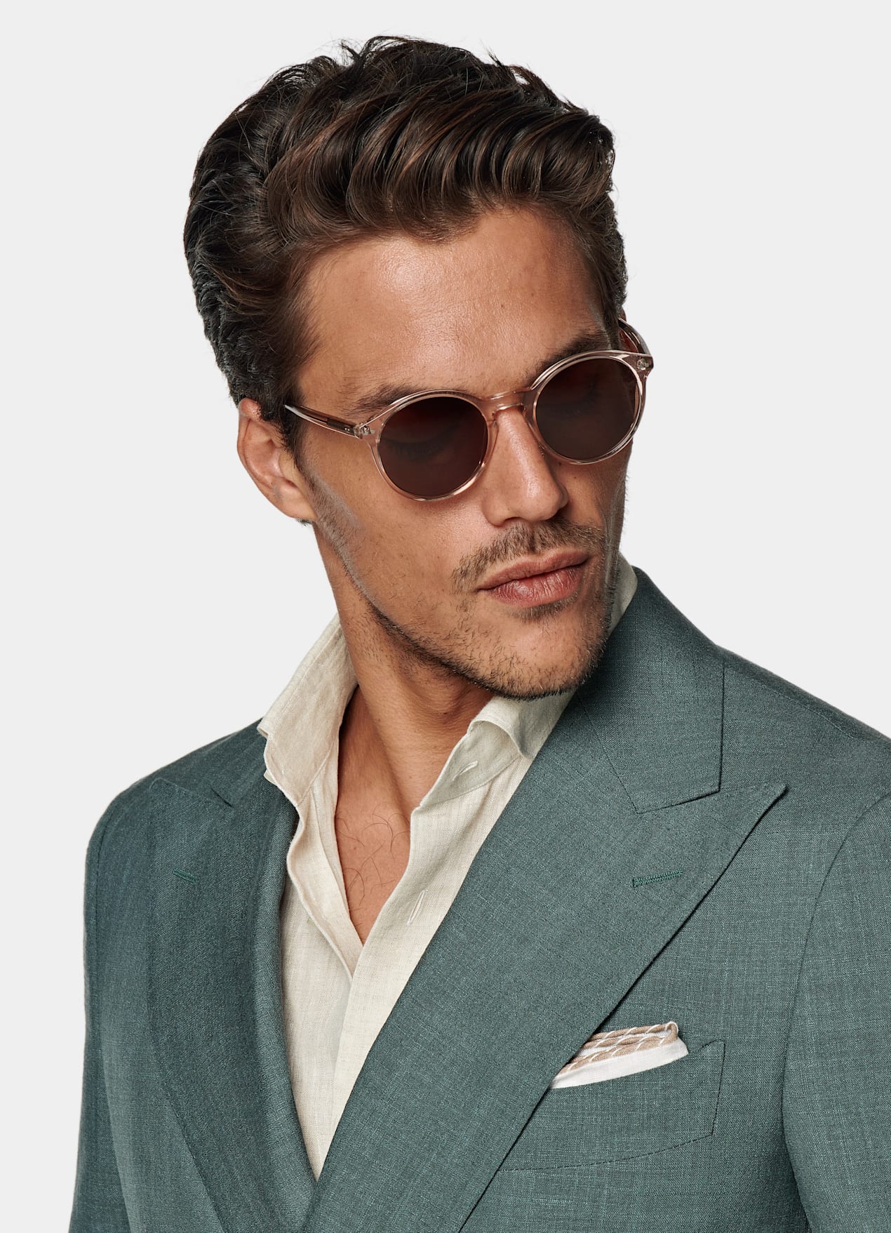 Costume Havana coupe Tailored vert