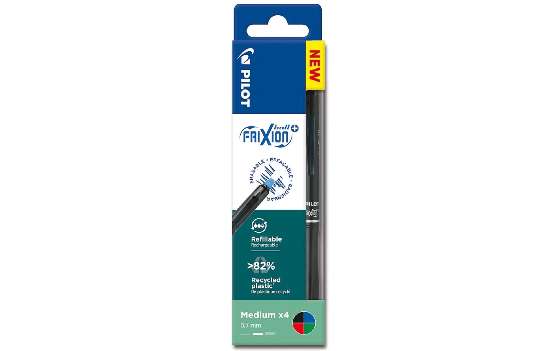 Rollerball Frixion Ball Plus+ 0.7 mm, SchwarzTintenroller-Set