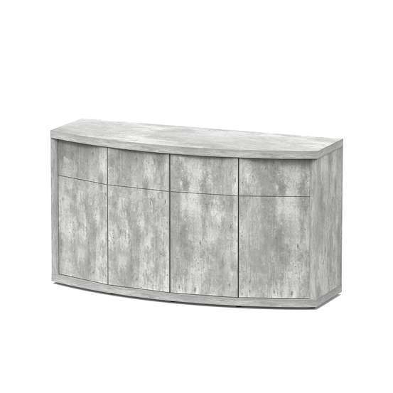 Meuble d'aquarium 4 portes Sublime Horizon Béton L.150,3xP.53,5xH.83cm
