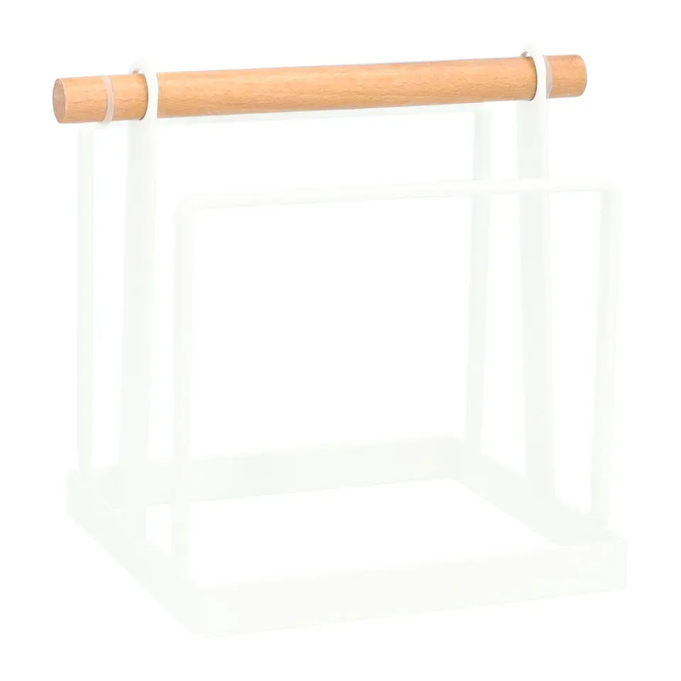 QUVIO Houder voor snijplanken - Metaal - Wit