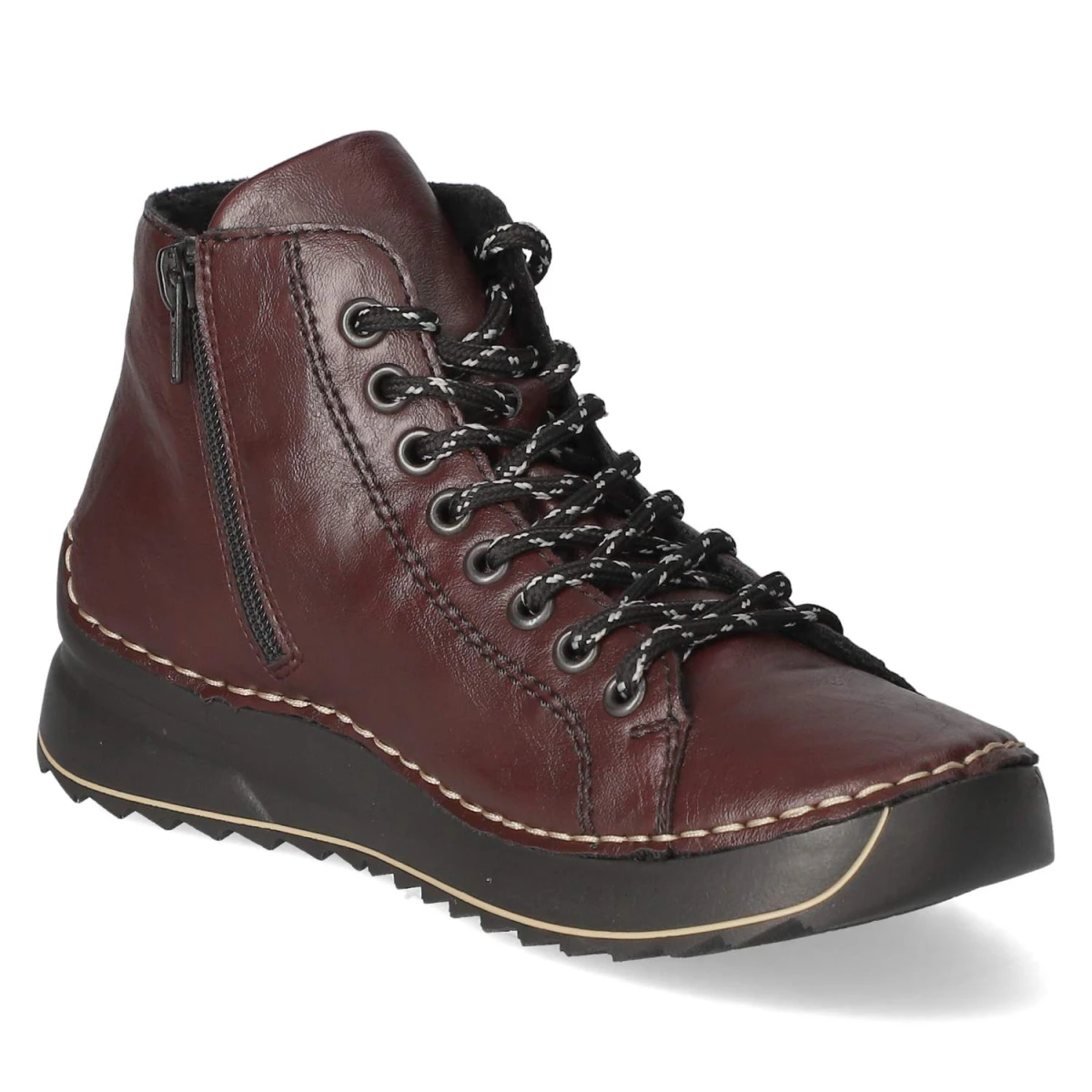 RiekerSchnürstiefeletten - rot