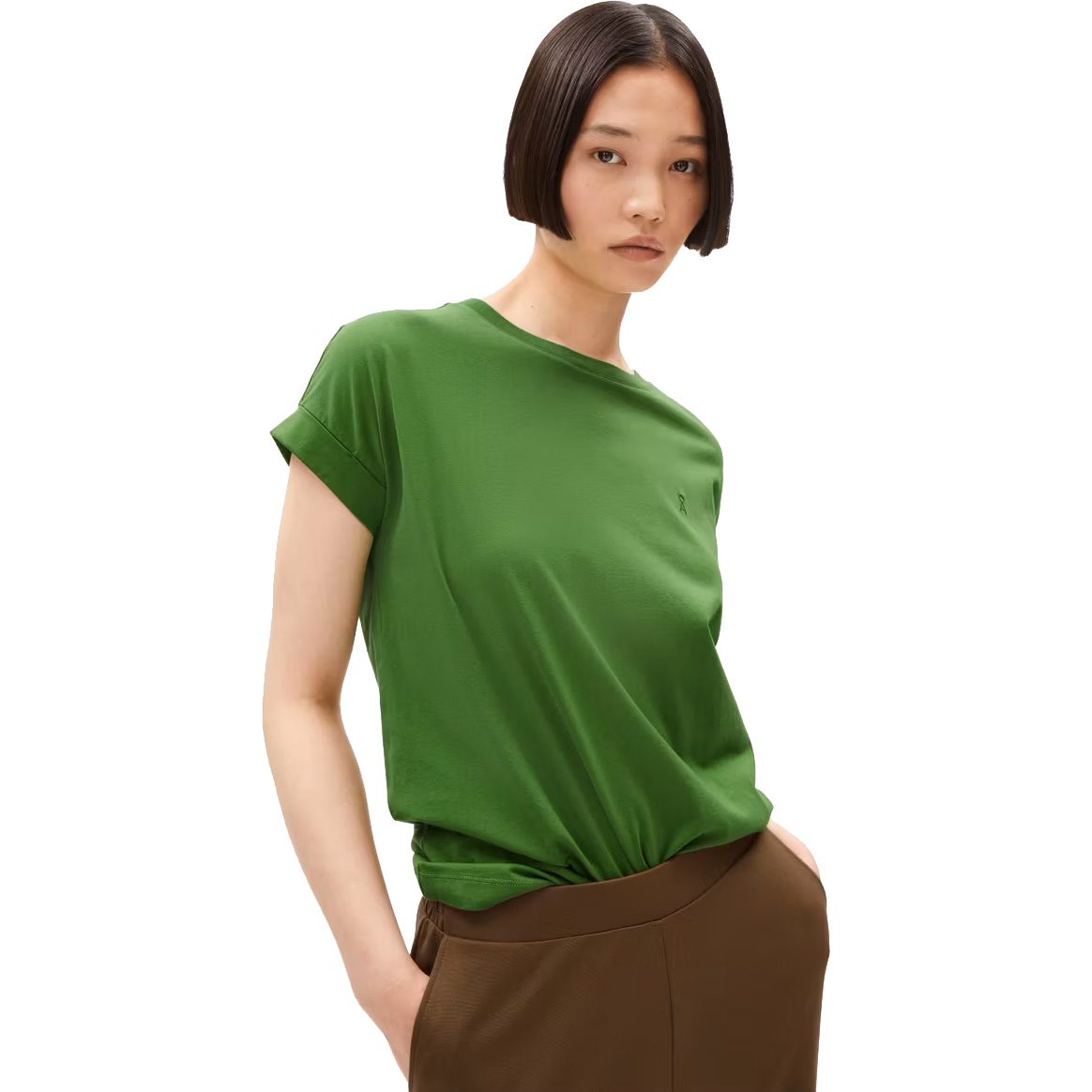 Armedangels Idaara T-Shirt Damen ivy green