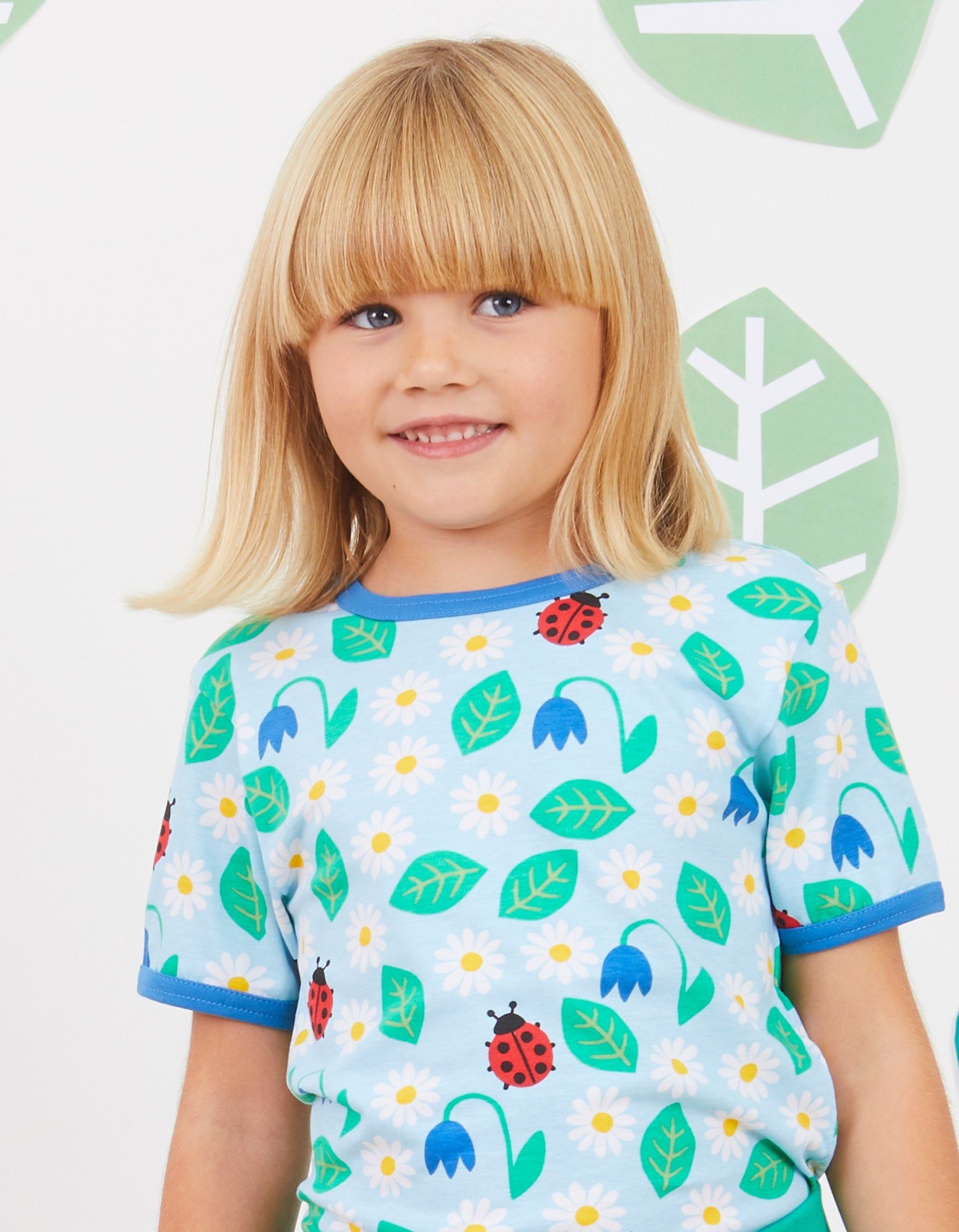Toby Tiger T-Shirt mit Marienkäfer Print