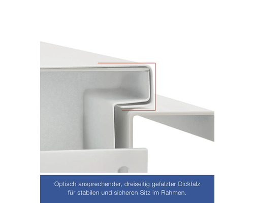 HÖRMANN ZK deurelement wit 875x2000 mm DIN links incl. kruk/krukbeslagset zwart