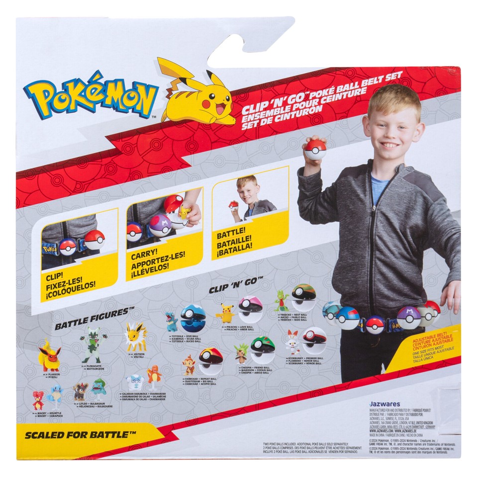 Pokemon - Clip N Go Belt Set Charmander